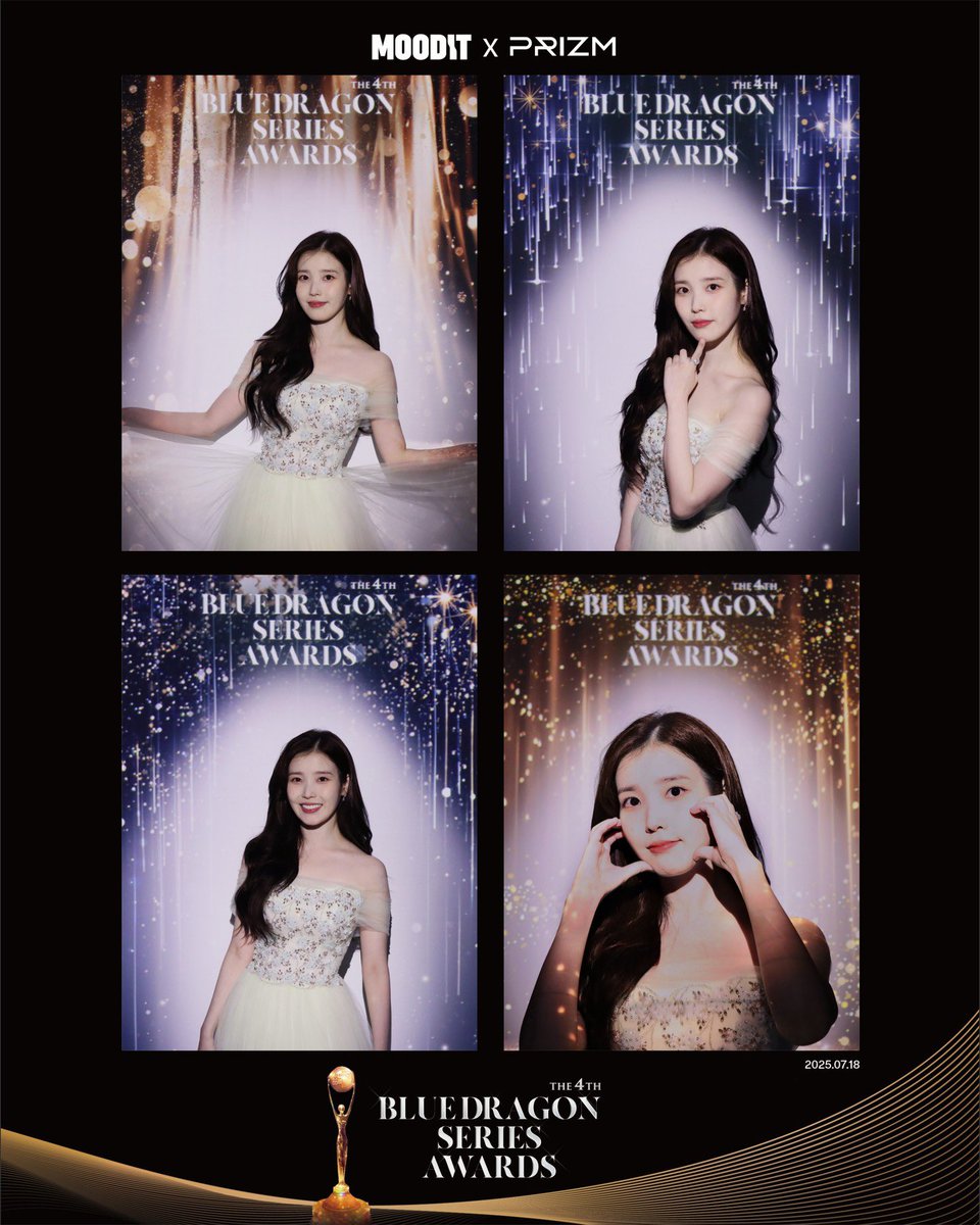 iuedelweiss's tweet image. 제4회 청룡시리즈어워즈 여우주연상 수상자 아이유의 청룡 네컷
#아이유 #IU #폭싹속았수다 #WhenLifeGivesYouTangerine