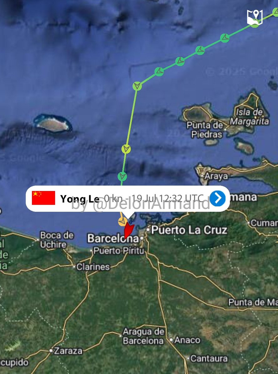 DelonArmand's tweet image. Supertanquero YONG LE (ex Carabobo) arribando a Jose Anch, Venezuela desde China, buque que pertenecía a PDVSA y fue "entregado" al régimen comunista chino en época de Chavez y el Min. Ramirez, también "entregaron" al Xing Ye (ex Boyacá) y Thousand Sunny (ex Junin).
#tankers #Oil