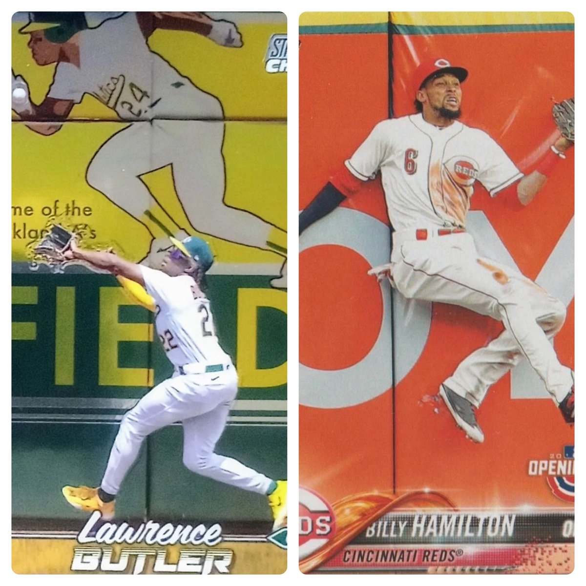 JBruns01's tweet image. Which outfield catch is better?