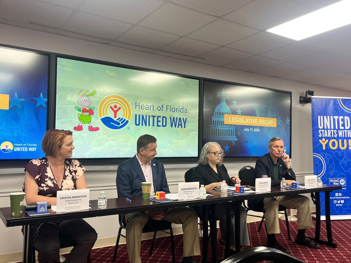 Arrington4Fl's tweet image. This week, I was thrilled to join my colleagues at the @UnitedWay Legislative Recap. 💫
We had an in-depth discussion about the policies and priorities that shaped this year’s legislative session—what moved forward, what stalled, and what’s still urgently needed. From housing…