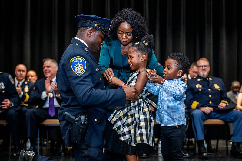 BaltimorePolice's tweet image. Congratulations to #BPD Class of 24-05! Your hard work & dedication have paid off, and we are excited to welcome you to the BPD family.
Stay strong, stay safe & make a positive difference in the communities we serve.
View additional photos here: flic.kr/s/aHBqjCmNJx