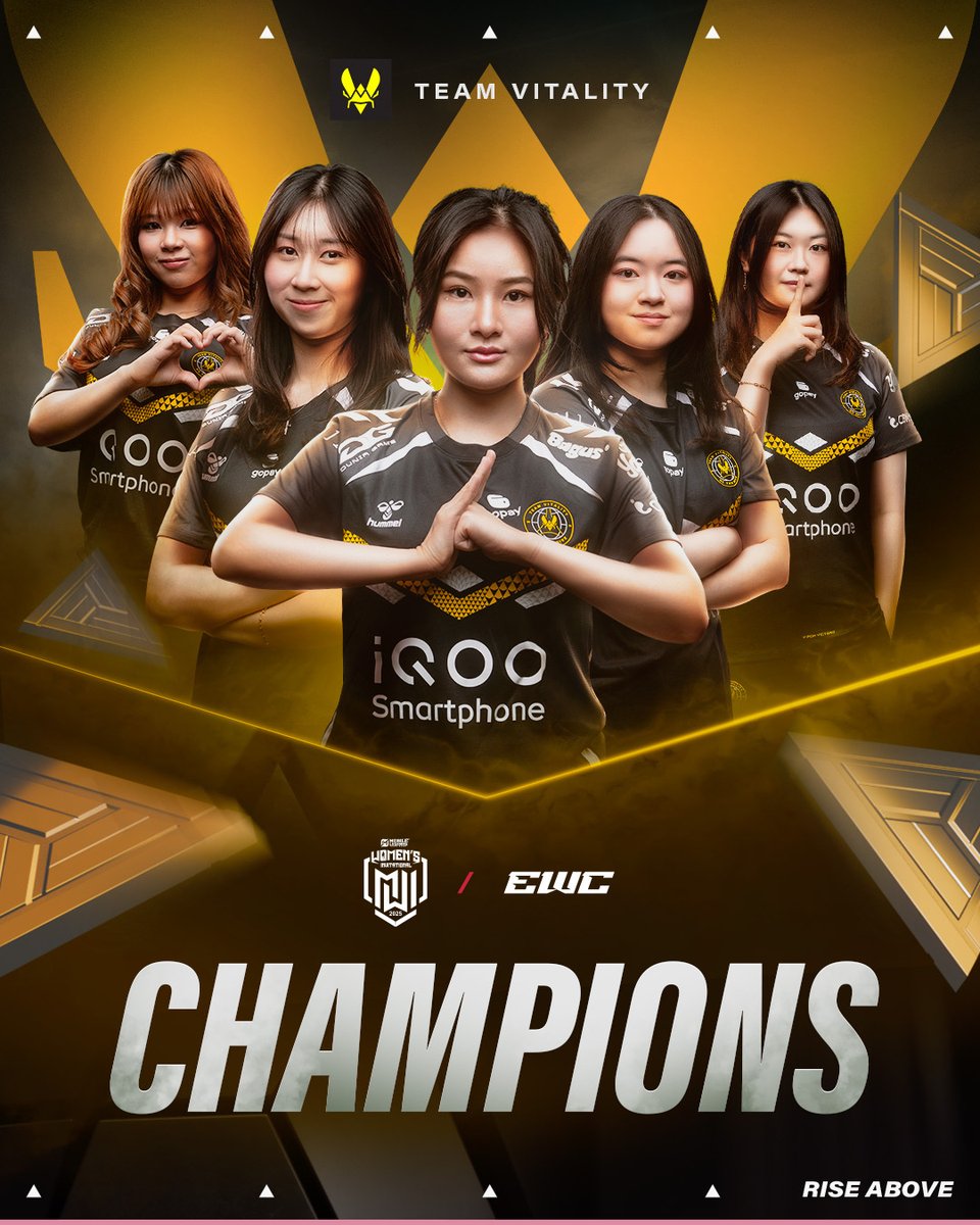 Last_HitOff's tweet image. [MLBB] @TeamVitality remporte son premier trophée à l’#EWC2025 🏆

Les joueuses indonésiennes de la Ruche sont championnes du MLBB Women&apos;s Invitational 2025, s’imposant 4-0 en grande finale face aux Gaimin Gladiators 🇺🇸

Elles n’ont perdu aucune partie du tournoi et offrent au…