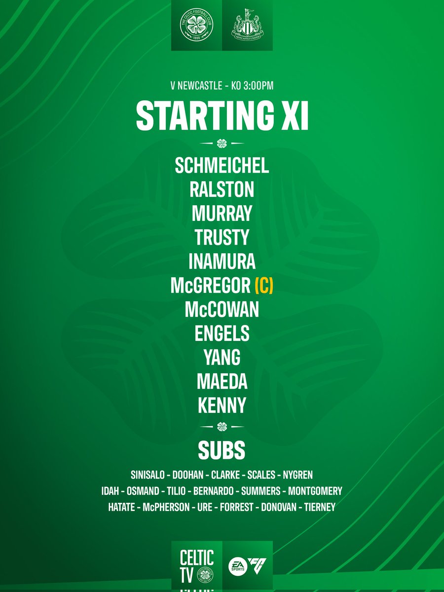 Good luck to our Bhoys today HH