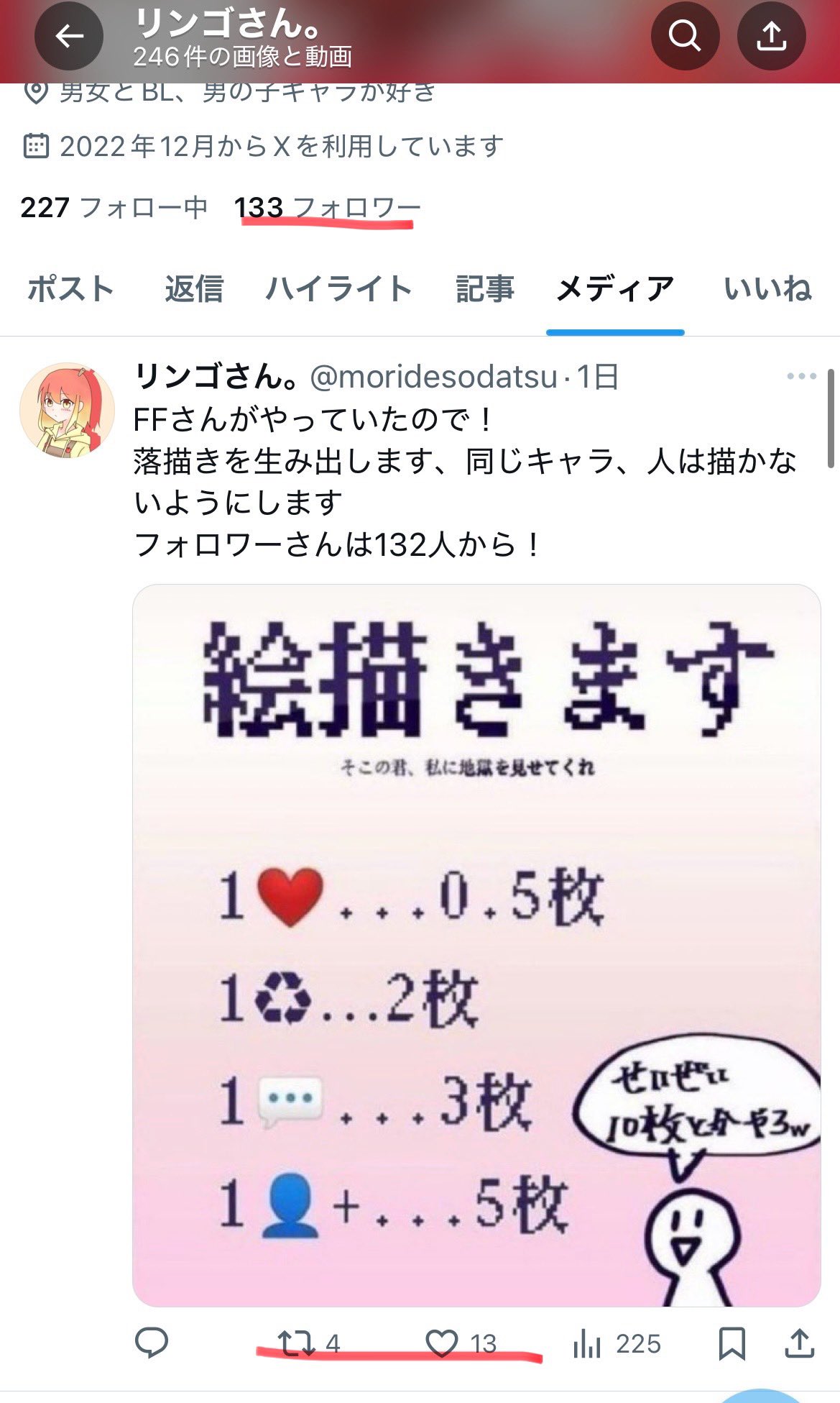 リンゴさん。 on X: 