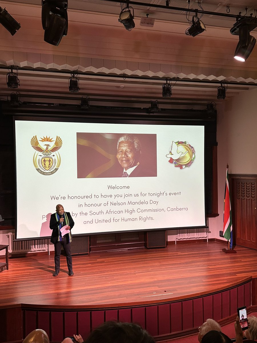 EduardoCardozaM's tweet image. I was honoured to attend the #MandelaDay2025 organized by the High Commission of #SouthAfrica to #Australia 🇸🇻🇦🇺🇿🇦