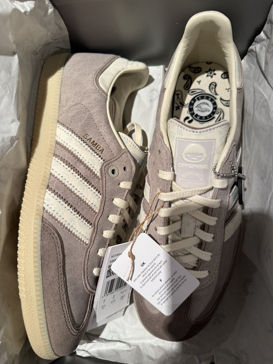 Millicodnor's tweet image. Size 9 bnibwt Samba Offspring £110 tyd 👍🏻