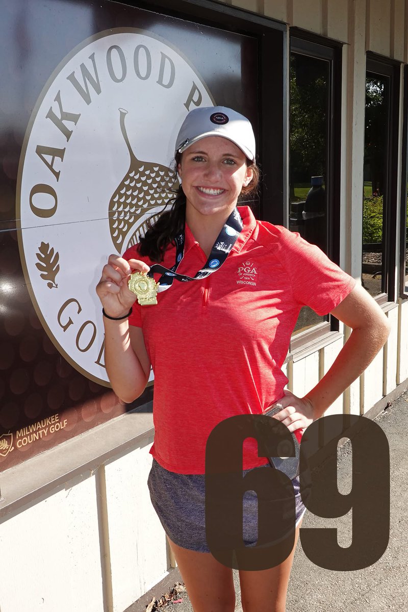 2027 #ScoutUgolf prospect Zoe Gryniewicz continued her stellar July with a victory (69) at Oakwood Park! ScoutU.com/ZoeGryniewicz <a href="/ZoeGryniewicz/">Zoe Gryniewicz</a>