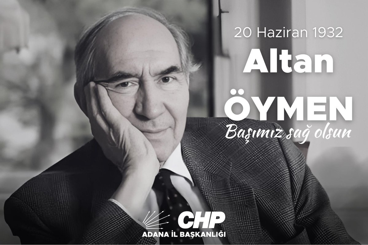 chpadanail's tweet image. Önceki dönem Genel Başkanlarımızdan Altan Öymen'in vefatını büyük bir üzüntüyle öğrendik.
Kendisine Allah'tan rahmet yakınlarına, sevenlerine, partililerimize başsağlığı ve dileriz.