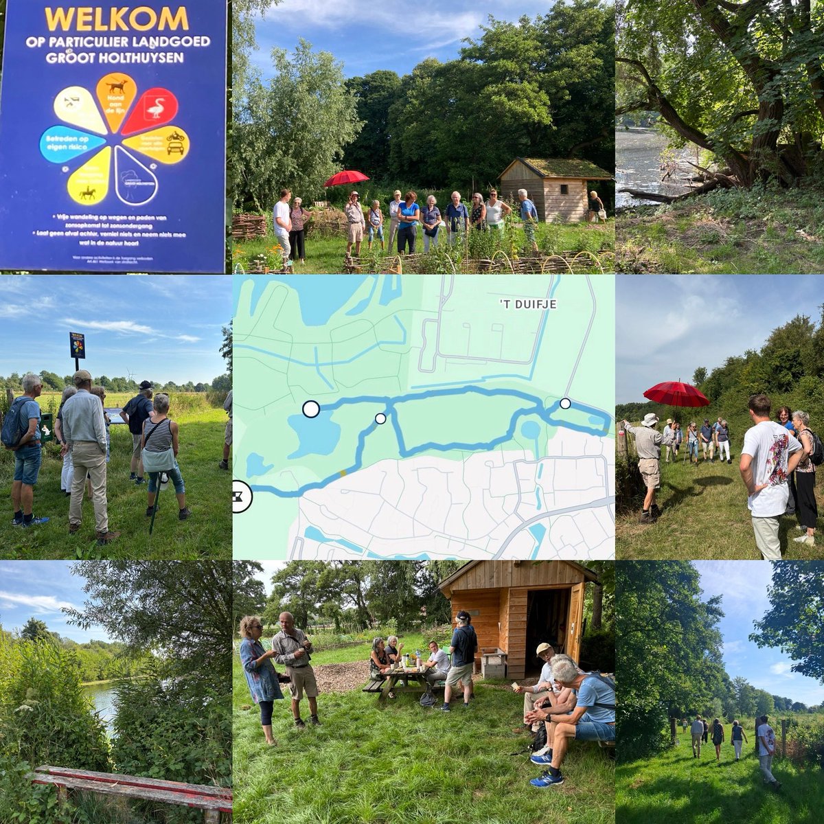 Vandaag was het genieten van het prachtig Park Holthuizen. Onder leiding van Helmut werden we meegenomen in alle ontwikkelingen die dit park heeft doorgemaakt. We sloten de wandeling af bij de moestuintjes met een heerlijke lunch.
Iedereen was welkom.
Op 22-8 is er n fietstocht.