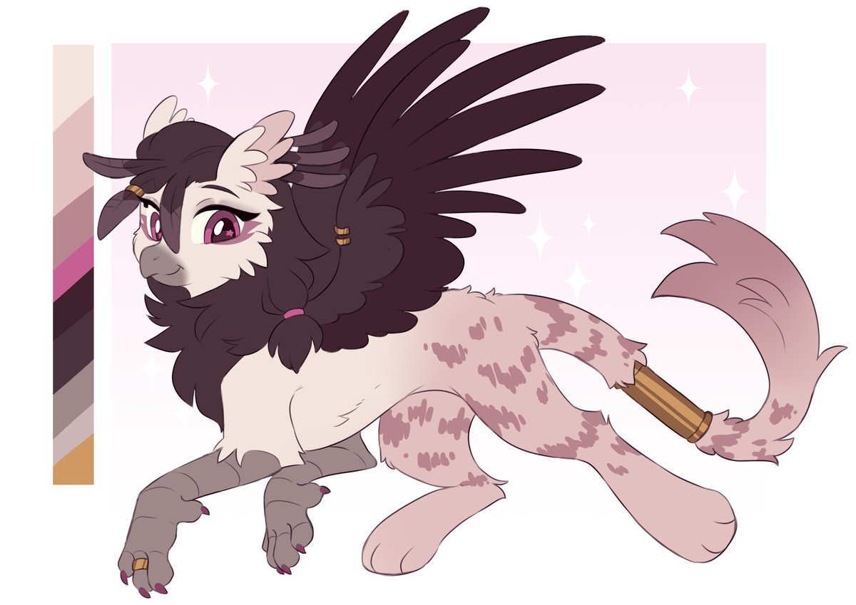 Meet Chia! The friendly baker who likes to collect scrap metal to turn it into new shiny plates to serve her cake on!