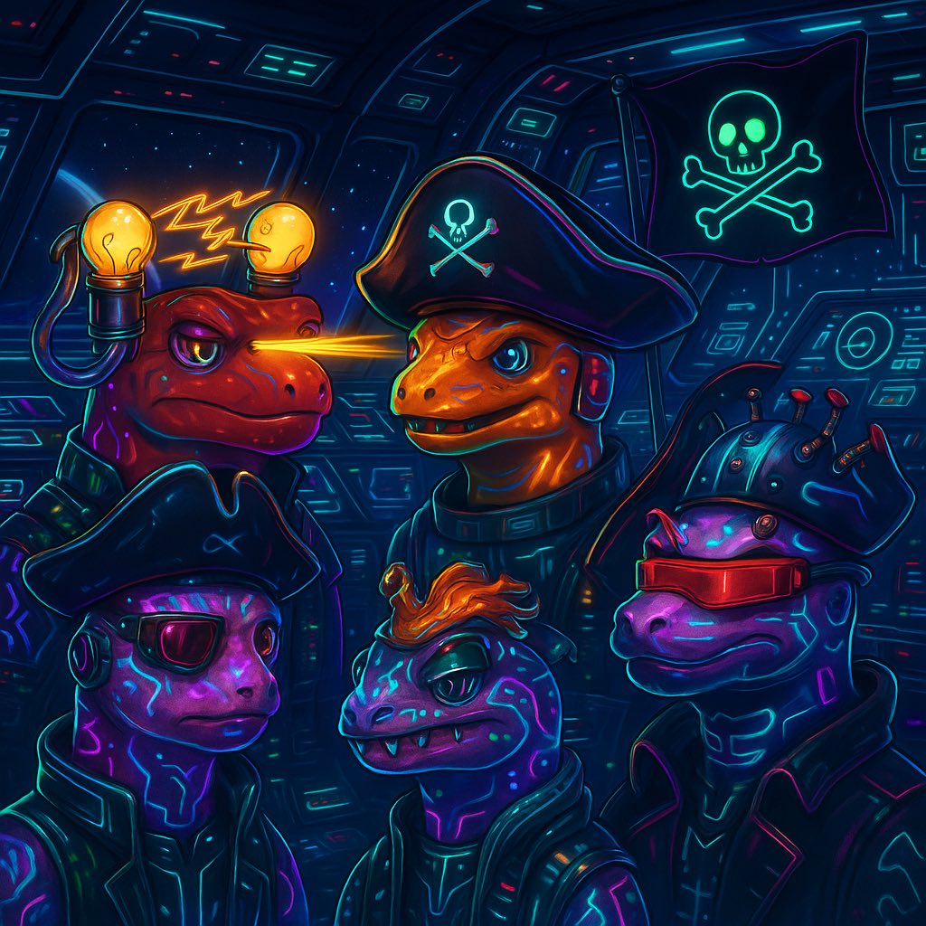capt_morgan00's tweet image. GM fam
The @GalacticGeckoSG pirate crew added a new member today.
We are coming for the seven galaxies.
Don’t bother locking up your loot boxes it’ll be airdropped to us along the way.