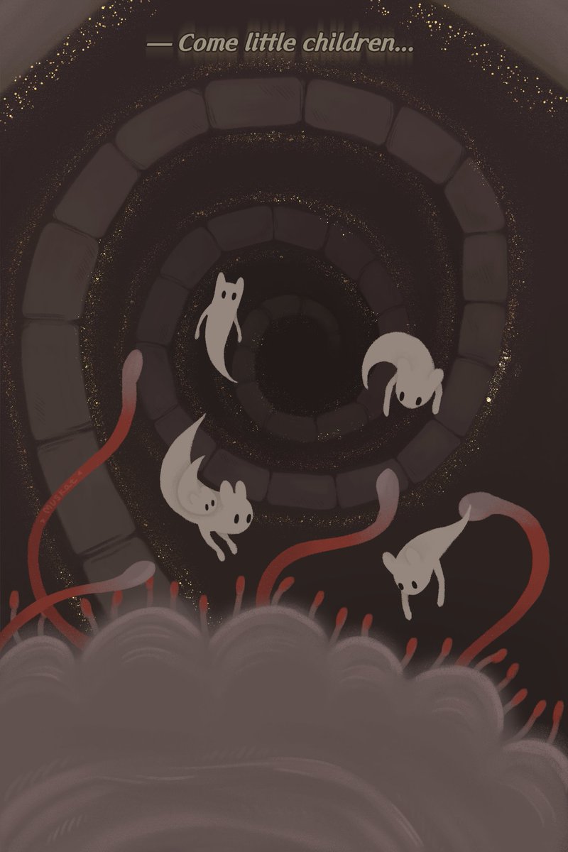 muskat505's tweet photo. Rainworld x Come little children

#rainworld #slugcat #fanart #digitalart https://t.co/FWNJIN836A