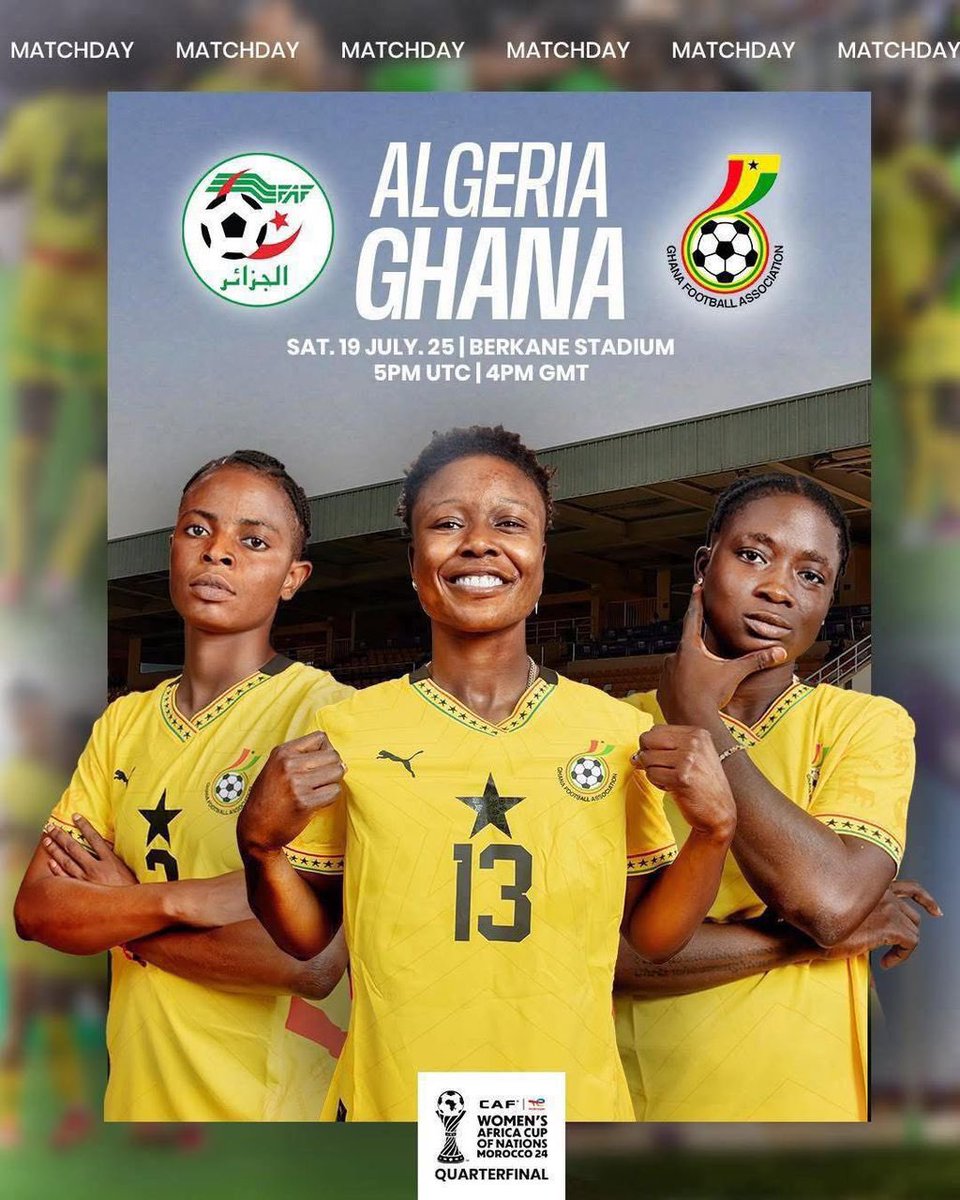 Good luck to our Queens -come on Black Queens make it happen today 🇬🇭🇬🇭🇬🇭🇬🇭🇬🇭🙏🏿🙏🏿🙏🏿🙏🏿we are all behind you 🙏🏿🙏🏿💪🏿💪🏿🇬🇭🇬🇭🇬🇭