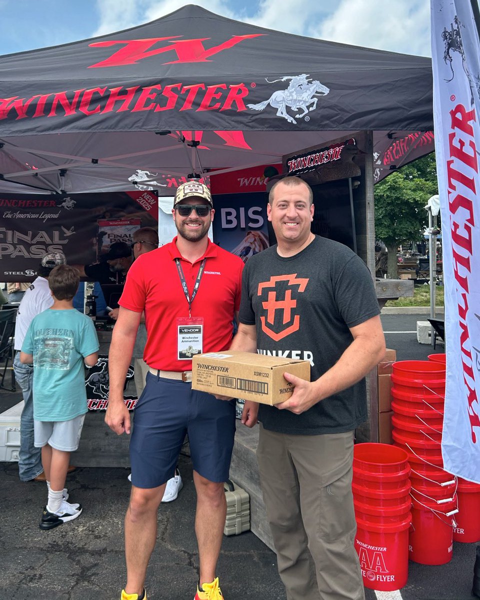 winchester's tweet image. Winchester Ammunition is at Dive Bomb’s SquadFest 2025! 🦆
Join us in Hazelwood, MO (July 18-19) and talk with our team of ammunition experts to learn more about our innovative lineup of waterfowl ammo, including Final Pass & Last Call Double Shot.
We also have exclusive…
