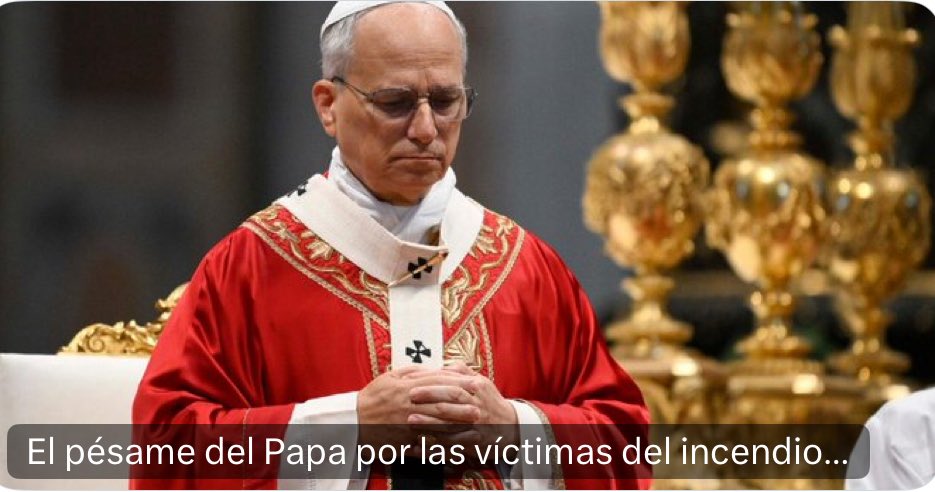 maronitas_es's tweet image. El pésame del Papa por las víctimas del incendio en IRAK:
61 personas muertas
El incendio de la ciudad de Kut, a unos 160 km al sureste de Bagdad, se originó en el centro comercial «Hyper Mall» a última hora de la tarde de ayer viernes.
Leer nota: vaticannews.va/es/papa/news/2…