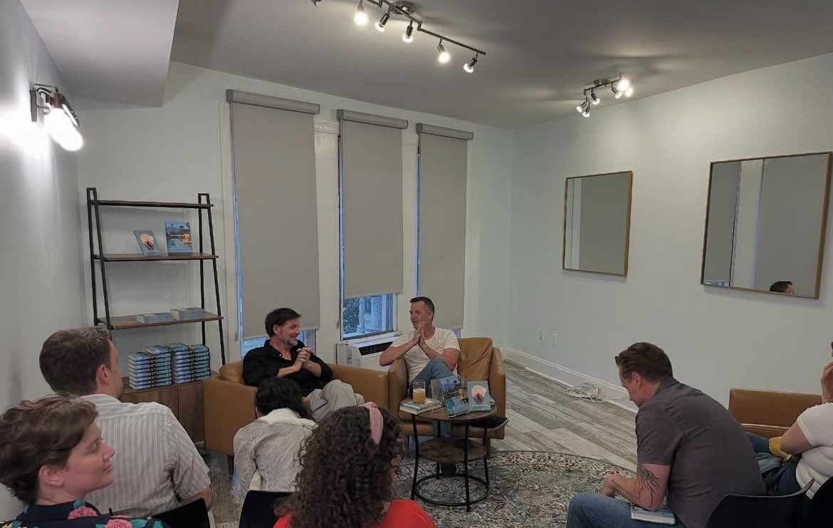 Andrew Bertaina (@andrewbertaina) on Twitter photo Had a lovely evening reading from Ethan Hawke & Me <a href="/barrelhouse/">Barrelhouse</a> and chatting alongside, <a href="/AndrewPorter01/">Andrew Porter</a>, about his book, The Imagined Life.
10/10 no notes. Had a lovely evening reading from Ethan Hawke & Me <a href="/barrelhouse/">Barrelhouse</a> and chatting alongside, <a href="/AndrewPorter01/">Andrew Porter</a>, about his book, The Imagined Life.
10/10 no notes.