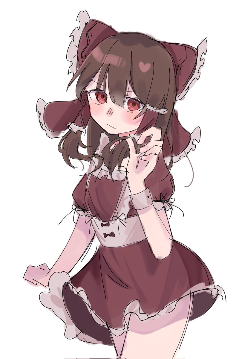 nucuru0000's tweet image. メイド服霊夢
#ワンドロ #イラスト #博麗霊夢