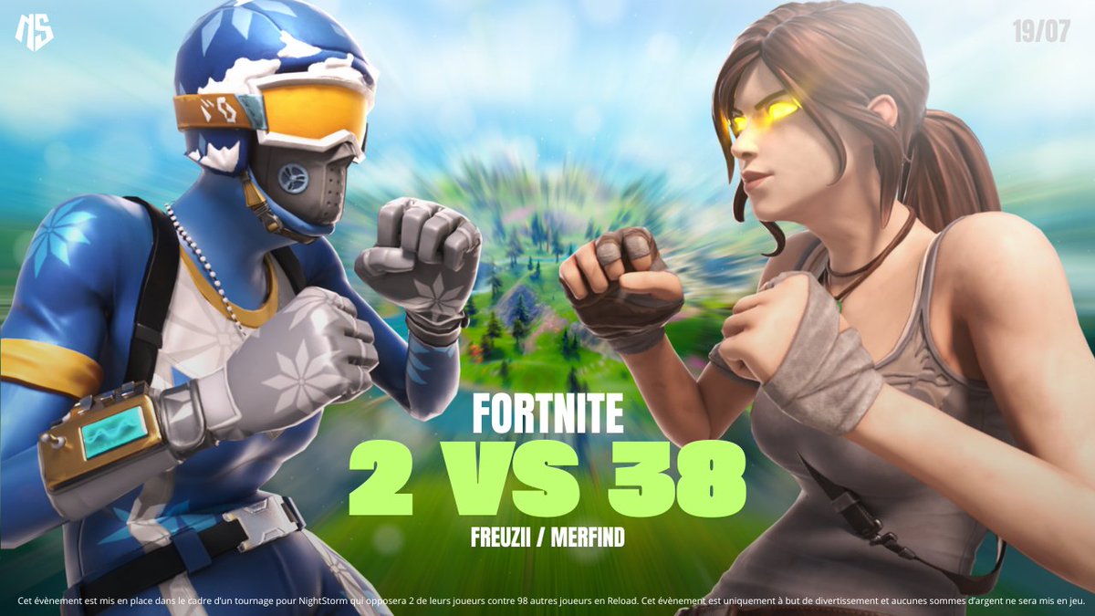 🚨 [2 PROS VS 38 VIEWERS] 🚨

Aujourd’hui à 20h, les cracks <a href="/freuzii/">freuzi</a> &amp; <a href="/merfindlol/">ns merfind</a> relèveront un défi totalement FOU :
Affronter un lobby en reload !

💣 Du skill, du clutch, du show : tout ça en live sur Twitch !

📍 Date : Vendredi 19 juillet
🕗 Heure : A partir de 20h
📺 Live