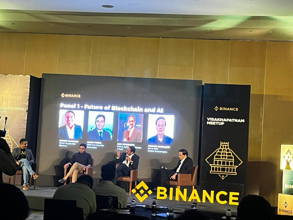 hellxhellx1's tweet photo. Had an amazing time at the #BinanceBlockchainYatra 2025 in Visakhapatnam! 🔥
Incredible insights on blockchain, crypto innovation &amp; Web3 future in India 🇮🇳
Big thanks to @binance @BinanceDesi for this inspiring event! 🙏
#Web3 #CryptoIndia #BinanceIndia https://t.co/RfwjPIGRh9