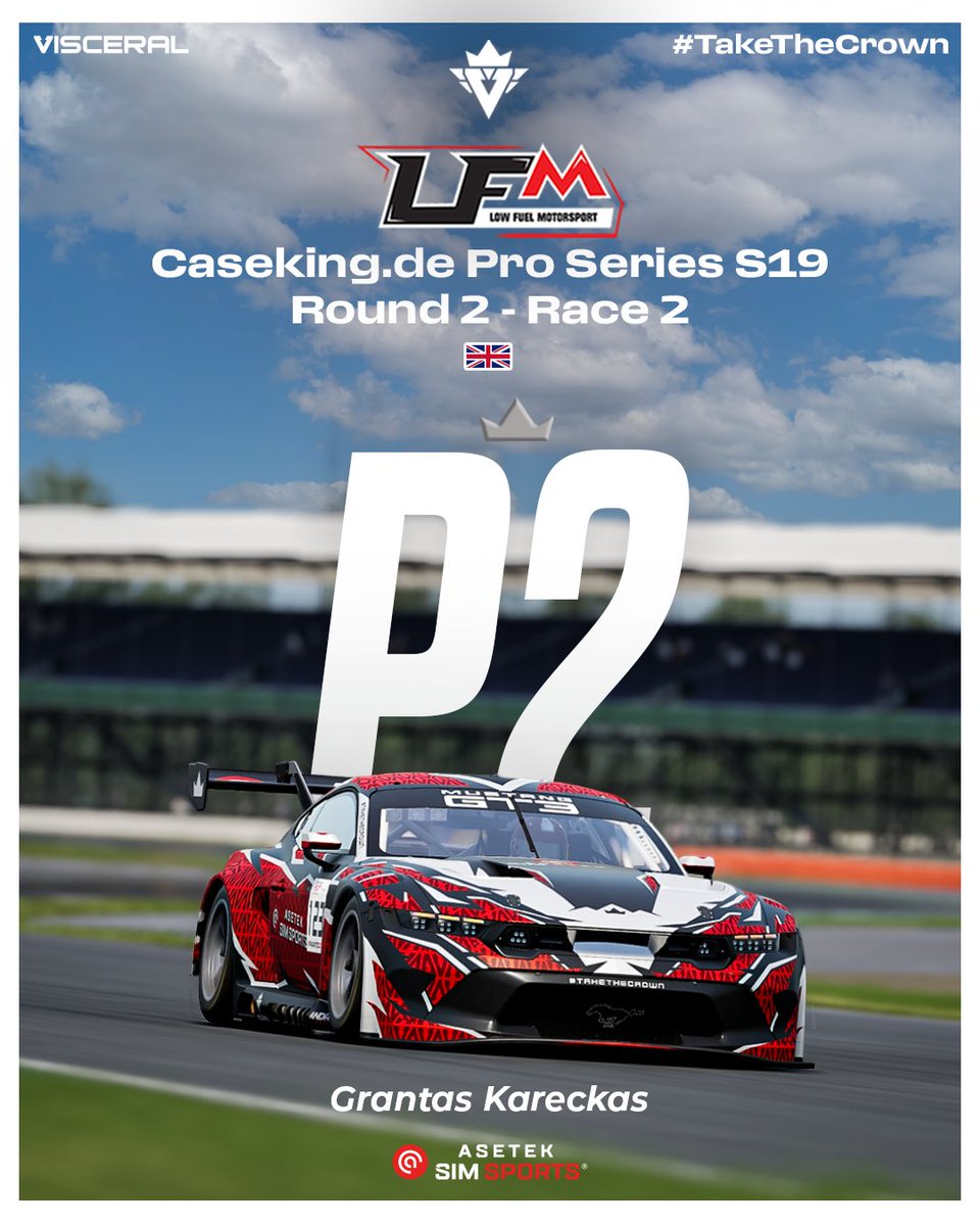 Visceral Esports (@visceralesports) on Twitter photo RACE RESULT | #VSRACC
Shae takes a dominant Grand Chelem in Race 1 of the <a href="/LFMotorsport/">Low Fuel Motorsport</a> Pro Series Silverstone round! π₯
In Race 2, Grantas gained 10 positions from P12 in the Reverse Grid to take a brilliant P2 in the end! πͺββ
#TakeTheCrown <a href="/AsetekSimSports/">Asetek SimSports</a> RACE RESULT | #VSRACC
Shae takes a dominant Grand Chelem in Race 1 of the <a href="/LFMotorsport/">Low Fuel Motorsport</a> Pro Series Silverstone round! π₯
In Race 2, Grantas gained 10 positions from P12 in the Reverse Grid to take a brilliant P2 in the end! πͺββ
#TakeTheCrown <a href="/AsetekSimSports/">Asetek SimSports</a>