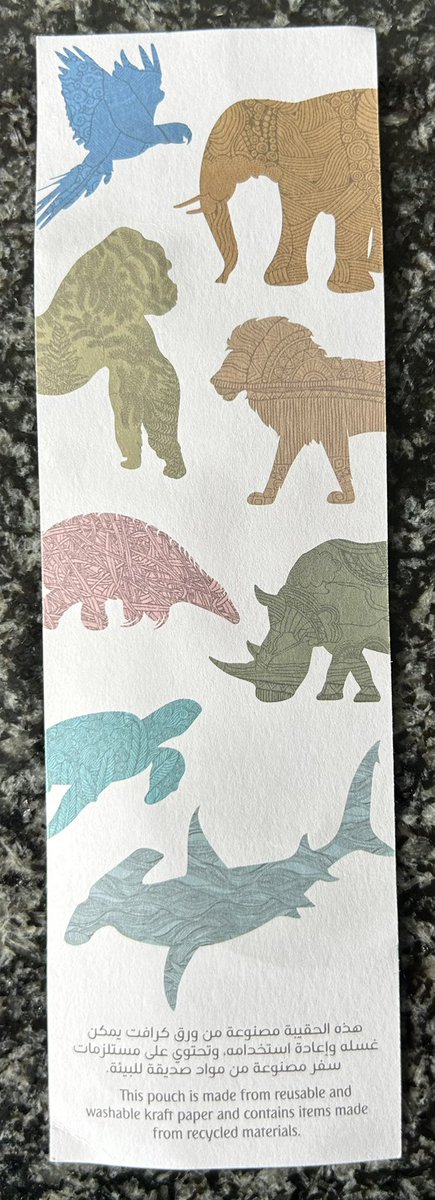 victoriaarbiter's tweet image. Great to see @emirates keeping its pledge to Prince William by continuing the mission to combat the illegal wildlife trade. Using the onboard amenity kits to educate travelers is a fantastic way to raise awareness. @united4wildlife