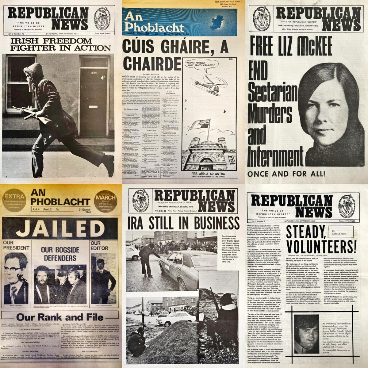30 issues of An Phoblacht and Republican News added to our 1973 collection.

republicanarchive.com/2025/06/20/the…

We are currently on a hiatus for the summer and will be back with new uploads in September. 

Retweets appreciated