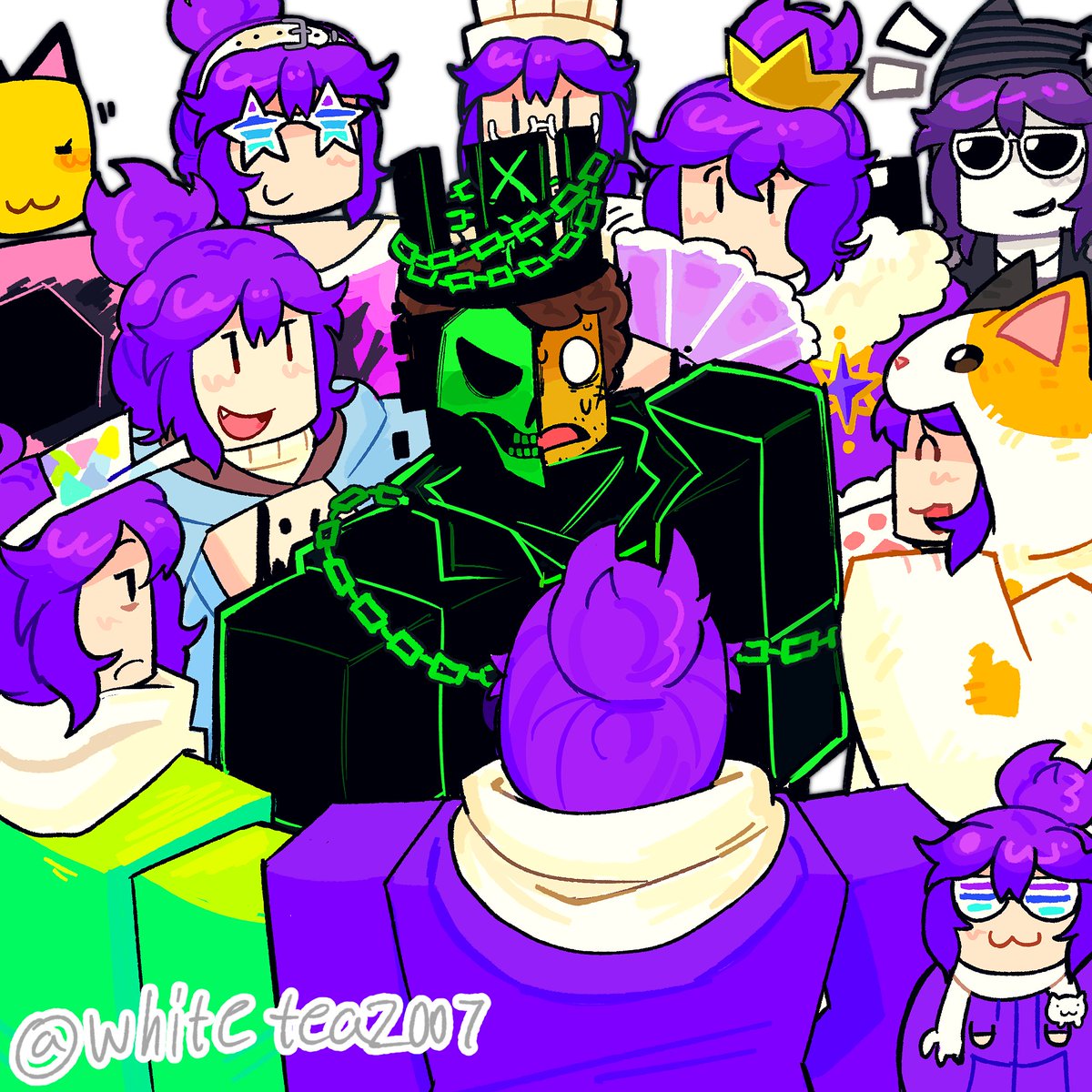 whitetea2007's tweet image. Hacklord Shedletsky 3
我为什么要画这个
#brightsky #forsaken #shedletsky