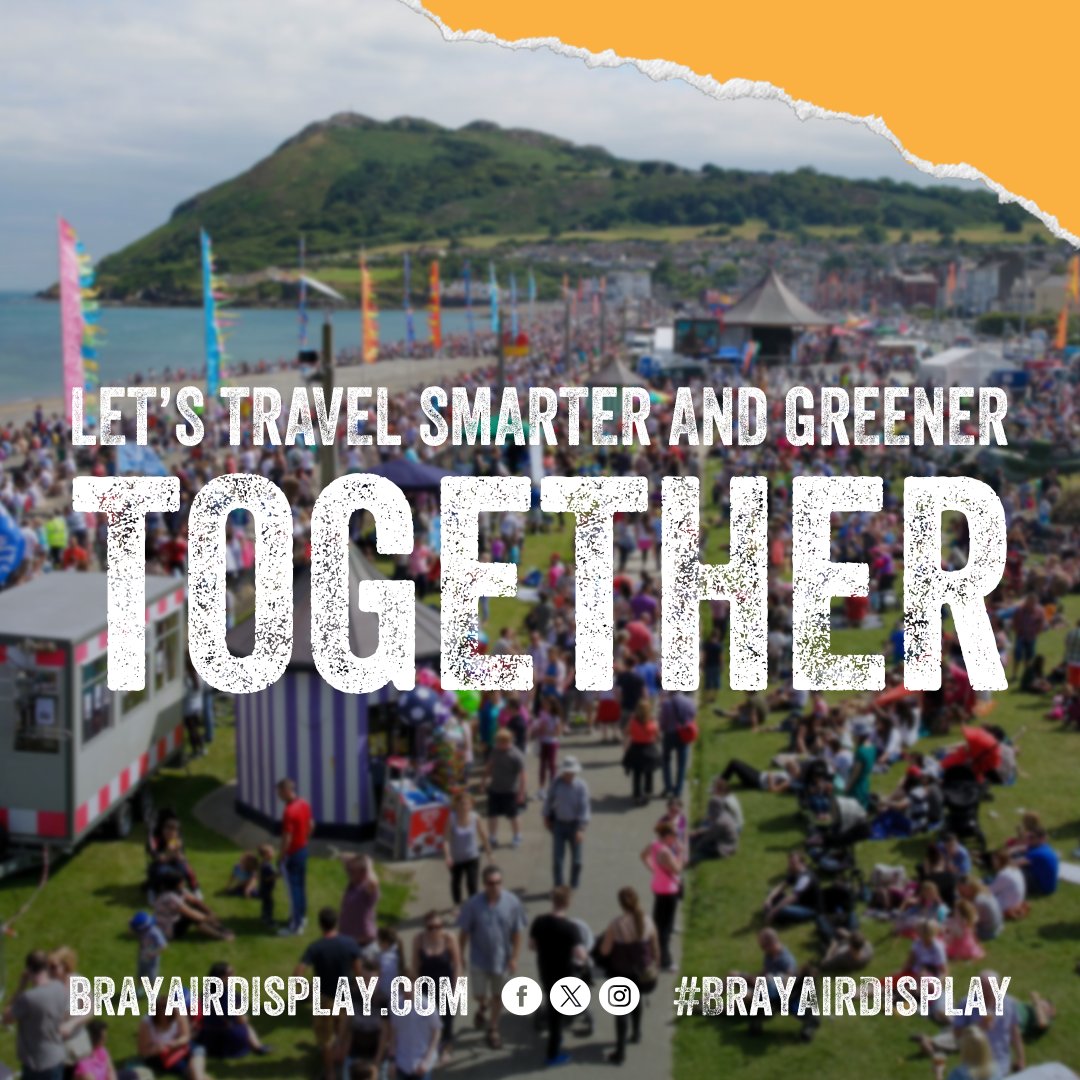 BrayAirShow's tweet image. FLYING GREENER!
Be a climate hero – carpool, walk, cycle, or hop on the bus or train!
ℹ︎ Most event emissions come from spectators driving, so please travel smarter and greener where possible!
📅 Sat, Aug 2
ℹ︎ ➜ brayairdisplay.com
#BrayAirDisplay #SummerInBray