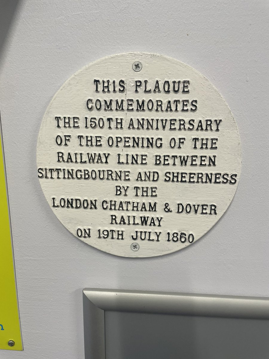 Dominic_Noades's tweet image. #OTD On this day 165 years ago, a railway opened between Sittingbourne on the Mainland & Sheerness (Dockyard) on the Isle of Sheppy, today we @KentCRP1 celebrated this & Queenbrough Stations Birthday today, with the support of @Se_Railway .