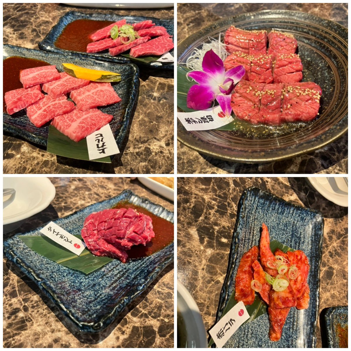 家族と誕生日前に焼肉
色々食べれて美味かった