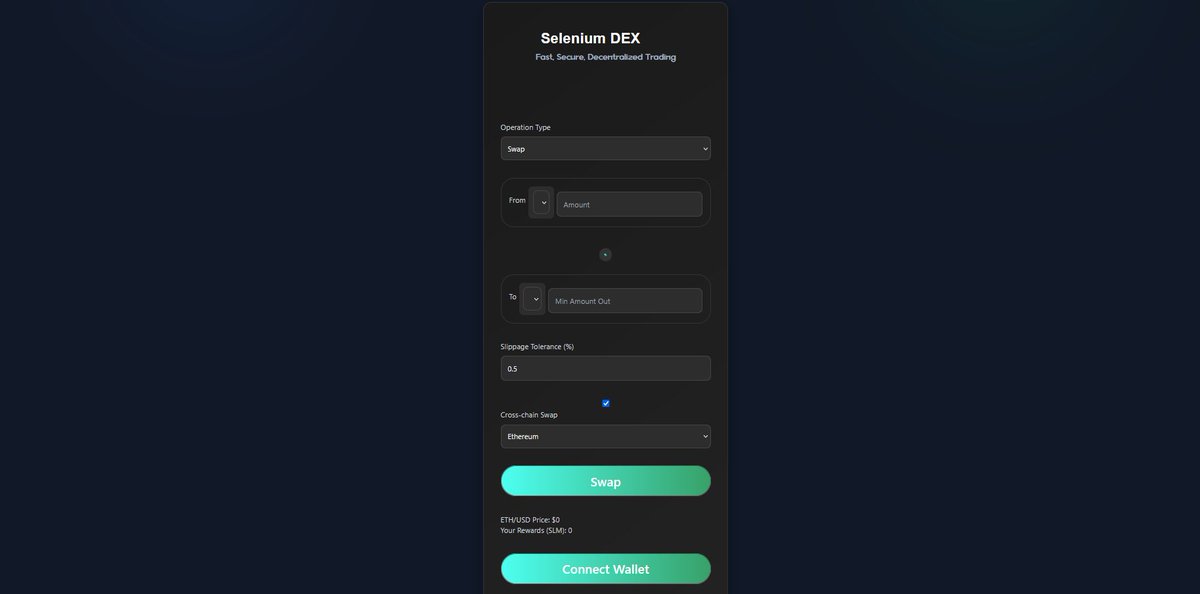 Selenium Fi | $SLM DeFi Ecosystem tweet media