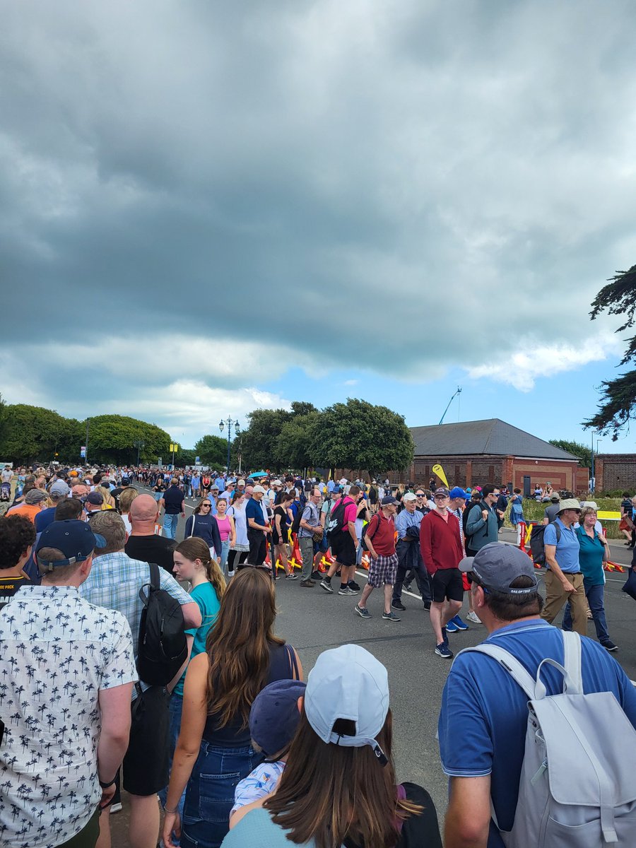 Never seen a queue like it to get into <a href="/SailGP/">SailGP</a> 😪