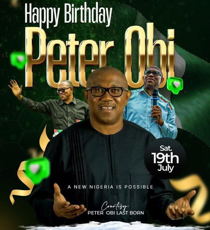 AdsResource's tweet image. Interesting 

H.E Peter Obi don't need Nigerians but Nigerians need him

He is not desperate for presidency, Nigerians are desperate to make him their President.

Happy birthday the symbol of Nigeria politics!
You can still be a good man in politics!