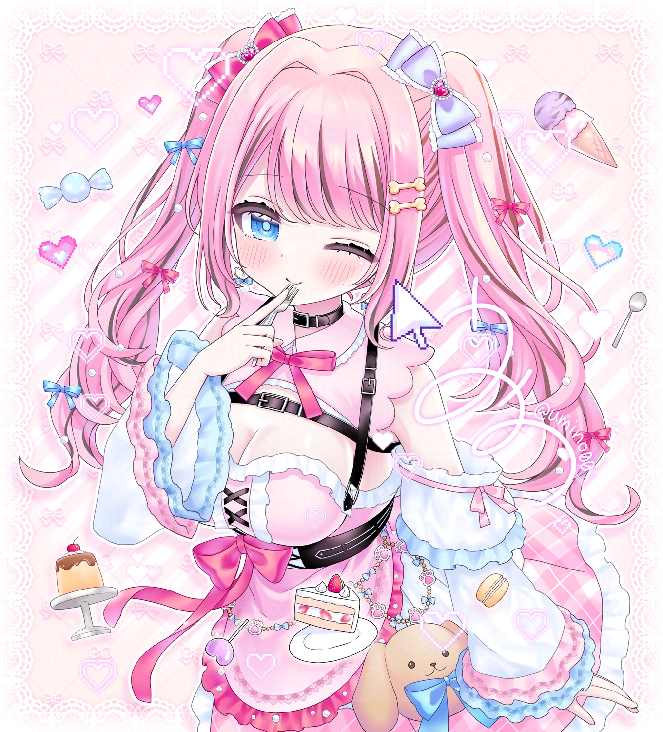 うみ（イラストオーダー） Vtuber様向けモデル、制作いたします【イラスト+モデリング