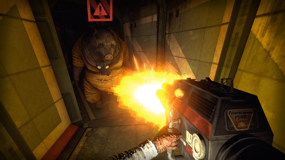 RetroSpaceGame's tweet image. A short story in two pictures - I see 'em, and I start blasting!
Don't forget to wishlist RetroSpace 👉 bit.ly/4lEjoAq
#screenshotsaturday #indiedev #horror #immersivesim #fps #retrospace
