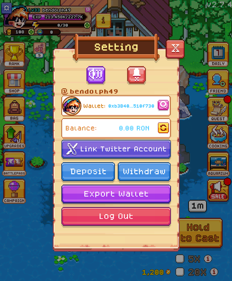 bendolph49's tweet photo. In the vast sea of Web3 games, I cast my humble line — and the fish came. “The First Cast” is done, but the journey has just begun. 🌊🎣
@YieldGuild @FishingFrenzyCo @gguncharted https://t.co/MLmIAApzts