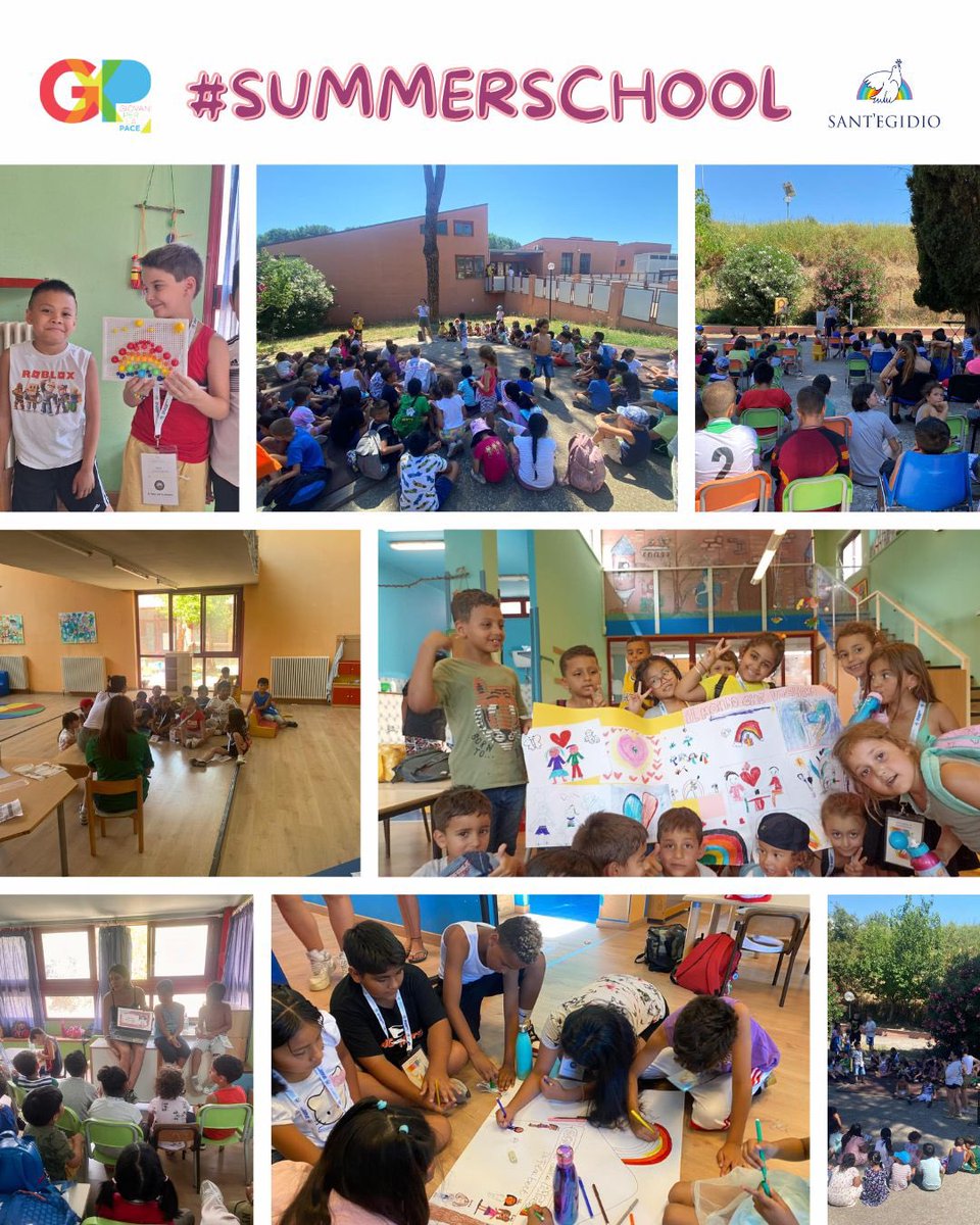 gxlapace's tweet image. Anche quest’anno, le #scuoledellapace di @santegidionews hanno animato tantissime Summer School con l’aiuto dei #giovani liceali e universitari. Al centro delle varie attività la #pace e la storia del beato #floribert.