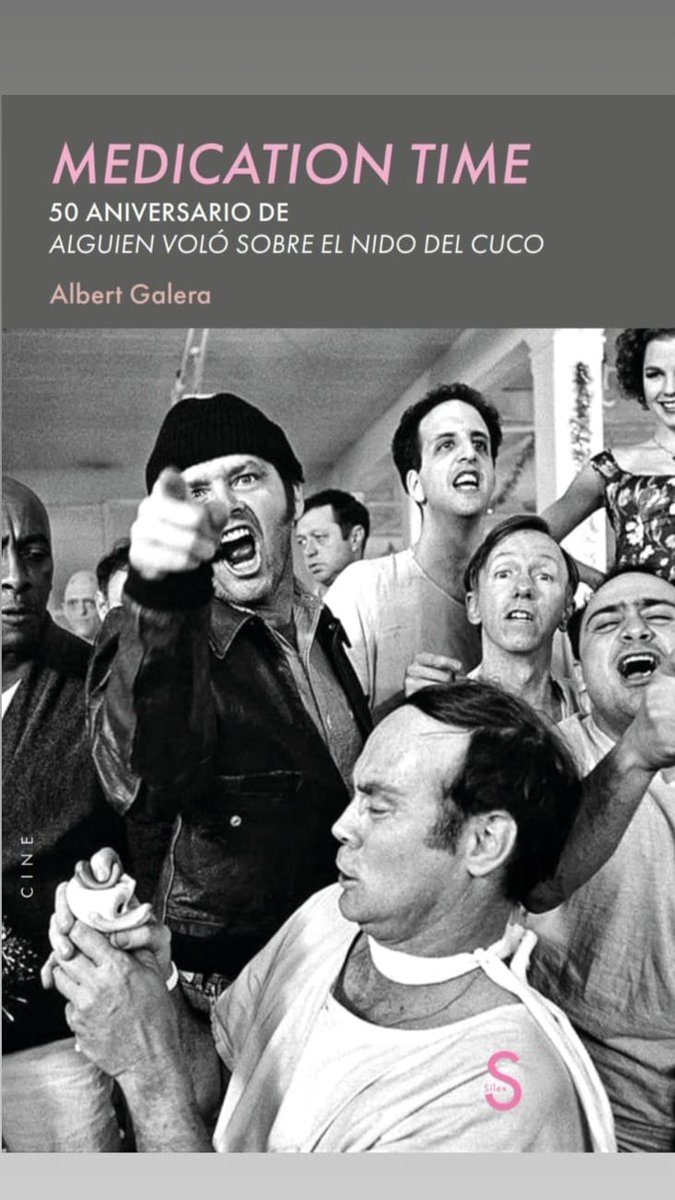 projectionistw's tweet image. 'Medication Time' by @AlbertGalera @silexediciones a great book about a mythical movie #OneFlewOverTheCuckoosNest #50thanniversary