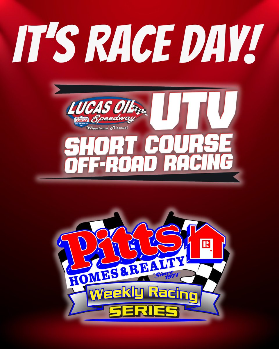 We have all the dirt slinging action today! UTV Short Course and Circle Track!

UTV Short Course - Qualifying starting a 9:15 am
Weekly Circle Track - Hot Laps starting at 6:30 pm

UTV admissions ticket will get you into the circle track tonight.