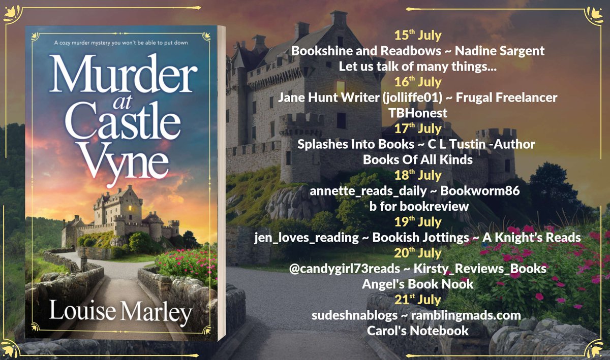 rararesources's tweet image. 'I thought this was brilliant!' says jen_loves_reading about Murder At Castle Vyne by @LouiseMarley instagram.com/p/DMR0z7Tom96/… @Stormbooks_co