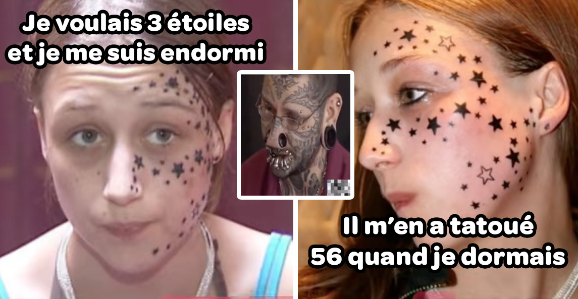 PetitPetitGamin's tweet image. Une femme accuse son tatoueur d'avoir fait 56 étoiles sur son visage quand elle en voulait 3
petitpetitgamin.com/2025/07/19/une…