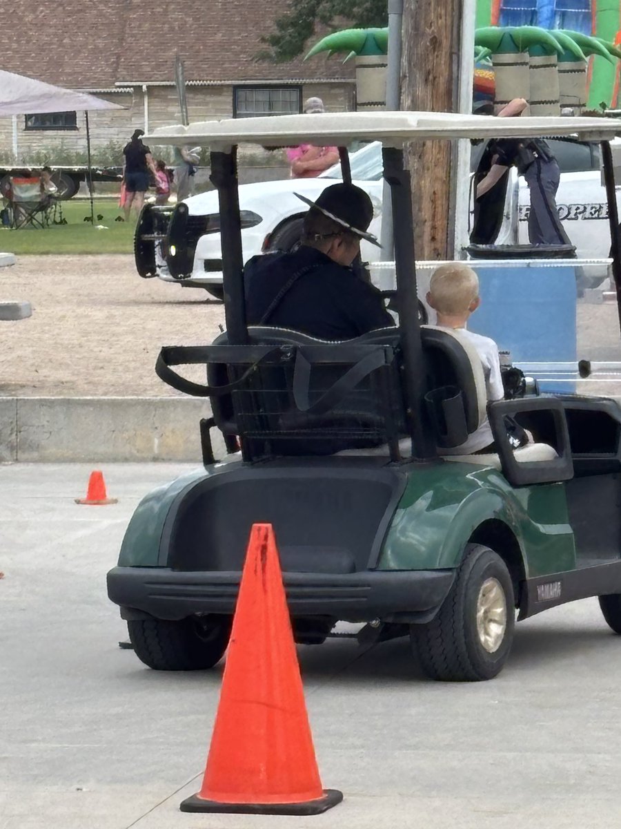 NSP_TroopE's tweet image. When you’re not olde enough to drive, sometimes it’s enough just to ride with a #Trooper.
Trooper Vera-Chavez spent a little extra time with this young man just showing and explaining to him what happens when you’re impaired and driving……….