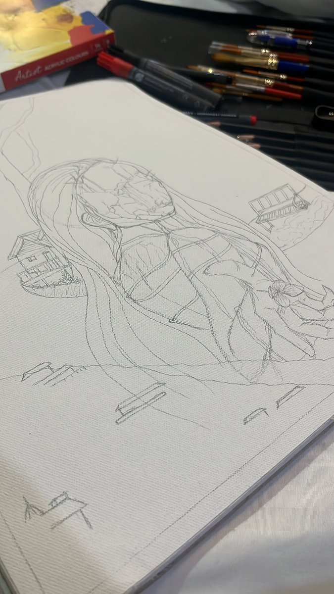 Working on a new piece🥂
