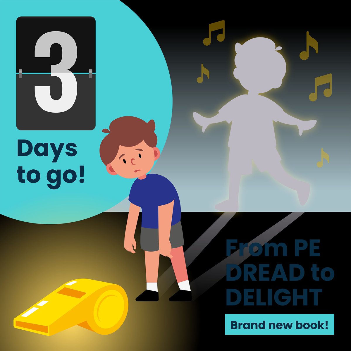 PEScholar's tweet image. 📚 3 Days to Go!
🔥 Ready to supercharge your next academic year?
Get set for a game-changing summer read!
From PE Dread to Delight by Lee Sullivan is dropping in just 3 days — a must-read for all PE teachers looking to transform their curriculum and culture.