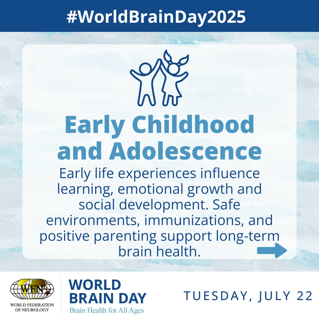 wfneurology's tweet image. Brain health isn’t just something we think about later in life—it begins before birth and matters at every stage.
From pre-conception through aging adulthood, the choices we make and the care we receive can shape lifelong brain wellness.
Swipe through to see how brain health…