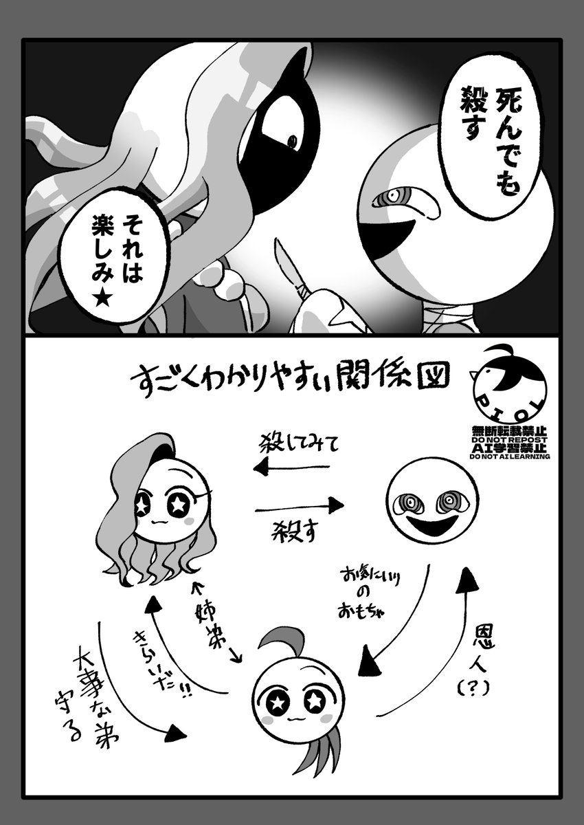 PIOL_1005's tweet image. 永遠に許しません ※リメイク 
#あくまで棒ですから 
#棒人間 
#StickMan