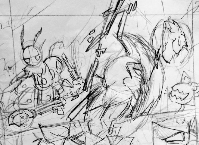 YCeleste2's tweet image. (Last Battle wip)
ネーム完了したのでニコニコしております☺️
下絵ペン入れもゆっくり描いていきます…！