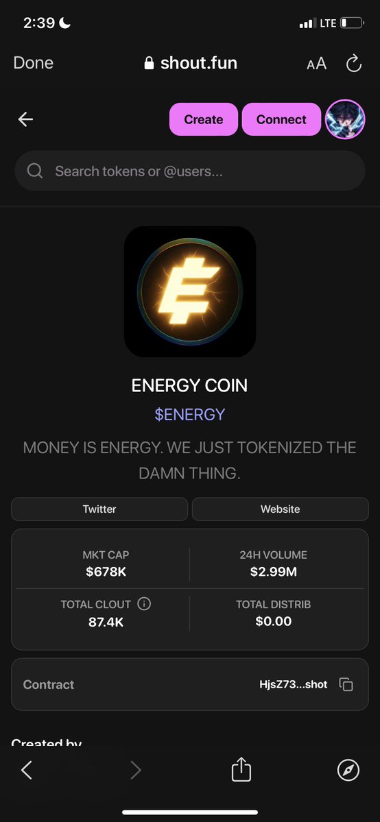 Hadex2Jr00's tweet image. Money give $ENERGY that’s unarguable
You also need $energy to $SHOUT 💯
Now $ENERGY is going to multi million dollars market capitalization for sure
Hope you’ve bag some energy already 🤔