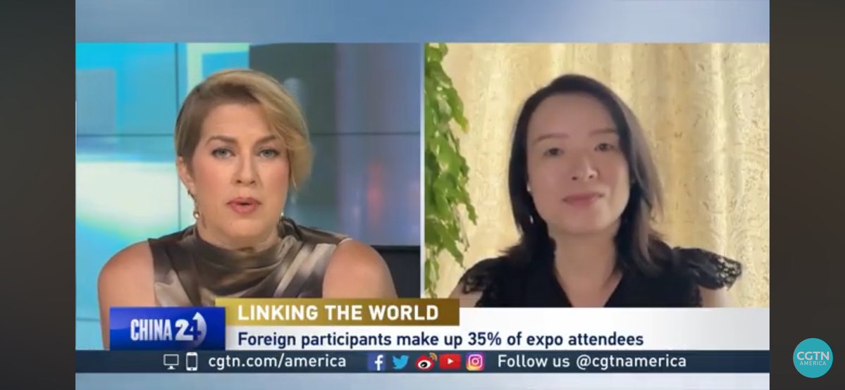 YanLian31677392's tweet image. youtu.be/ORy0ONjO0-8?si…
Glad to talk to Sally at CGTN China 24 on the 3rd China International Supply Chain Expo.