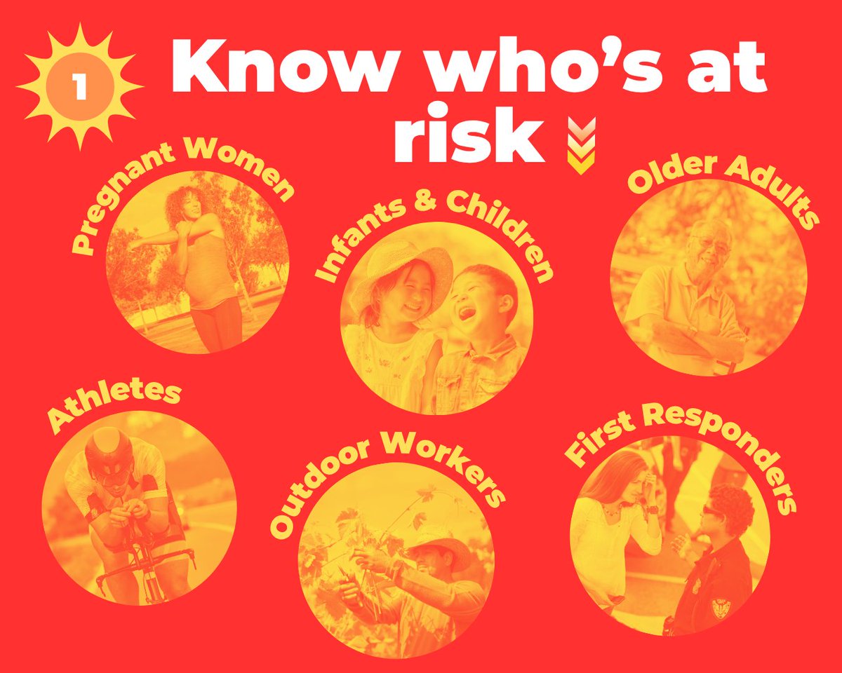okem's tweet image. Summer is DEFINITELY here 🥵 Protect yourself from heat-related illness this weekend by knowing who's at risk, knowing when to quit, and taking simple steps to stay safe!
#HeatSafety #ReadyOK